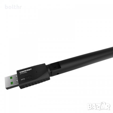 БЕЗЖИЧЕН Wi-fI АДАПТЕР COMFAST CF-916AC, 600Mbps, 802.11b/n/g/ac, Dual Band, снимка 5 - Мрежови адаптери - 22296827