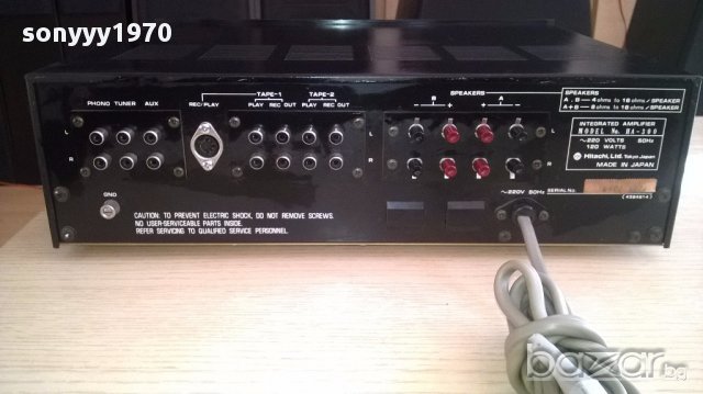 hitachi ha-300-stereo amplifier-japan-внос швеицария, снимка 11 - Ресийвъри, усилватели, смесителни пултове - 12762948