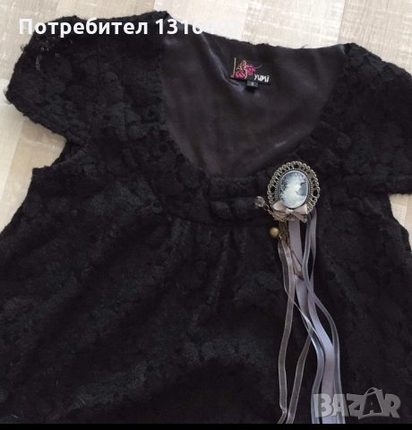 Къса черна рокля,р-р S, снимка 2 - Рокли - 23863052