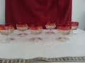 Ретро чаши италия с позлата, снимка 2