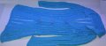 S/M Auzu синя дълга жилетка, фино плетиво – S/Mразмер, снимка 1 - Жилетки - 25152165