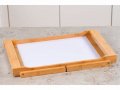 Сгъваем поднос за сервиране от бамбук, снимка 2