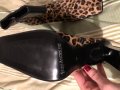 Дамски леопардови боти с косъм от пони, снимка 3