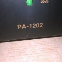 monacor pa-1202 profi power amplifier-mono-внос швеицария, снимка 12 - Ресийвъри, усилватели, смесителни пултове - 23615485