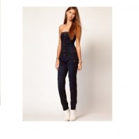 Нов гащеризон G-Star Denim 5620 Ski Gemma Jumpsuit, оригинал, снимка 4 - Дънки - 19924249