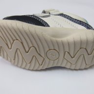 Спортни обувки естествена кожа Чипо бяло/синьо, снимка 4 - Детски маратонки - 17523423