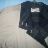 Двуредно Винтидж дънково палто с вълнен хастар "Herluf design", снимка 8 - Палта, манта - 15851258