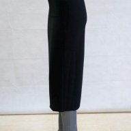 Черна вталена пола с висока талия марка by Hellene, снимка 3 - Поли - 18222417