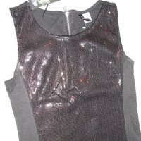 Черна рокля с пайети за парти марка H&M Divided размер S, снимка 17 - Рокли - 20395686
