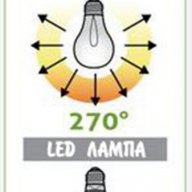 LED крушка с баланс на яркостта - топло бяла светлина (цокъл E26/E27 220V, 10W), снимка 3 - Крушки - 8896218