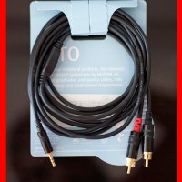 Качествени аудио кабели - 3.5mm към Чинч - 6.3mm към Чинч - 3,5mm към 3,5мм - за компютър, усилвател, снимка 4 - Други - 22407030