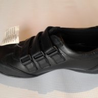 Детски обувки от естествена кожа, черни с лепенки, ортопедични, снимка 3 - Детски маратонки - 9666560