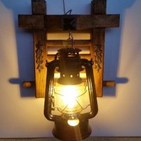 Стенна лампа фенер - Ретро аплик винтидж, снимка 11 - Лампи за стена - 21071295