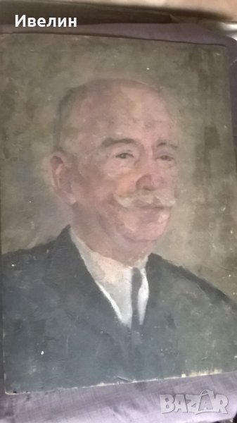 стара картина-портрет, снимка 1