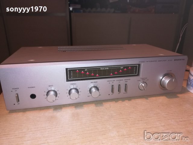 sanyo stereo amplifier-made in japan-внос швеицария, снимка 10 - Ресийвъри, усилватели, смесителни пултове - 20743304