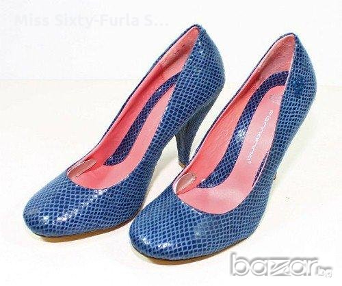 FORNARINA-нови сини обувки Форнарина-39 номер , снимка 3 - Дамски обувки на ток - 19705918
