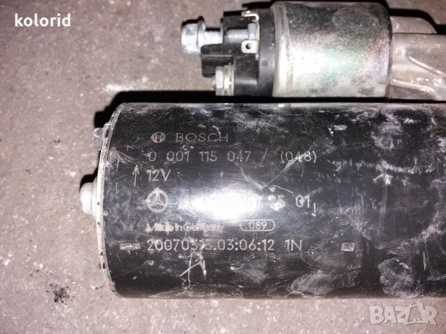Стартер за Mercedes-Benz C-Class 220 CDI 2007г, снимка 2 - Части - 22232407