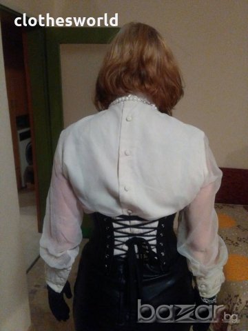 Автентична дамска ретро стил риза Edith Hart, снимка 5 - Ризи - 11690952