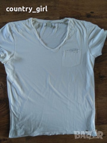 Scotch and Soda Cotton V-Neck T Shirt - страхотна мъжка тениска, снимка 7 - Тениски - 25414458