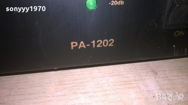 monacor pa-1202 profi power amplifier-mono-внос швеицария, снимка 12 - Ресийвъри, усилватели, смесителни пултове - 23615485