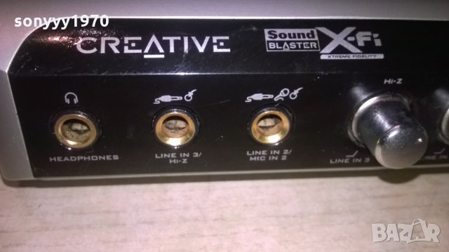 creative sb0510 sound blaster 24-bit thx-внос швеицария, снимка 5 - Ресийвъри, усилватели, смесителни пултове - 26042495