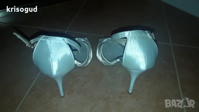 Елегентни официални сатенени обувки, НОВИ! Номер: 38, снимка 10 - Други - 21710799