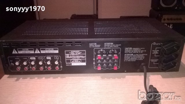 &pioneer sa-560-amplifier-made in japan-внос швеицария, снимка 13 - Ресийвъри, усилватели, смесителни пултове - 19646407