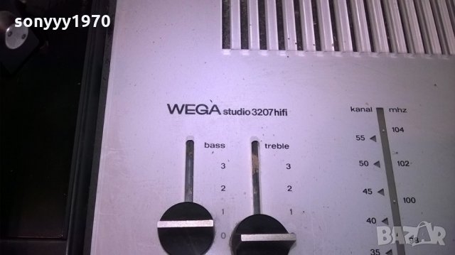 wega studio3207hifi+dual 1215 with shure-made in w-germany, снимка 13 - Ресийвъри, усилватели, смесителни пултове - 22325853