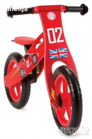 Баланс колело Колите, велосипед без педали дървено 2-5 години, снимка 2 - Скутери и тротинетки - 25380083