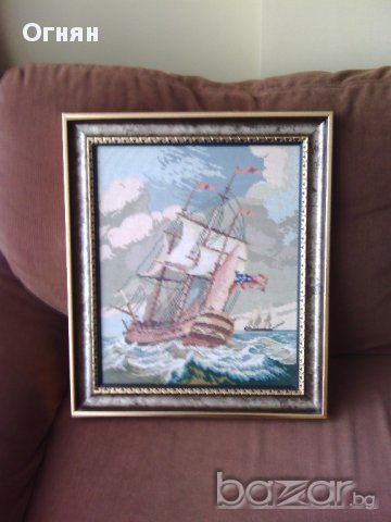 Малката фрегата и Щастливото завръщане, снимка 6 - Гоблени - 16519088