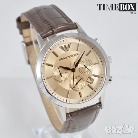 EMPORIO ARMANI Renato Chronograph AR2433. Нов мъжки часовник, снимка 3 - Мъжки - 24456369