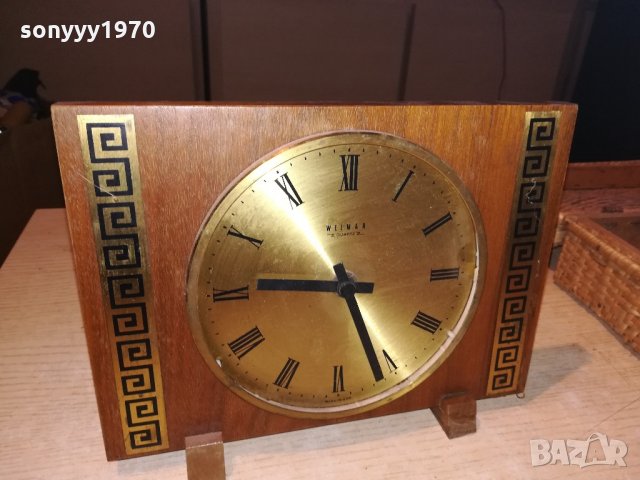 немски ретро часовник-25х20см, снимка 4 - Колекции - 21604069