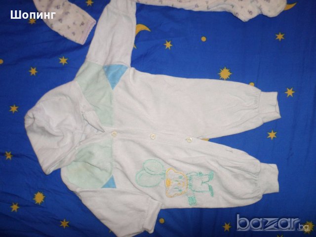 Три ромпъра и боди (9-12 мес.), снимка 2 - Бодита за бебе - 19741972