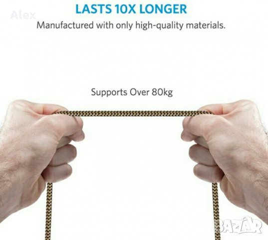 Магнитен кабел 1м 2м 3м, снимка 2 - USB кабели - 21987817