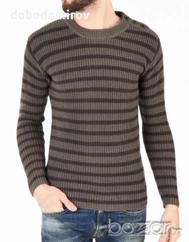 Нов пуловер G Star Wairdon Stripe Jumper, оригинал, снимка 3 - Пуловери - 15651692