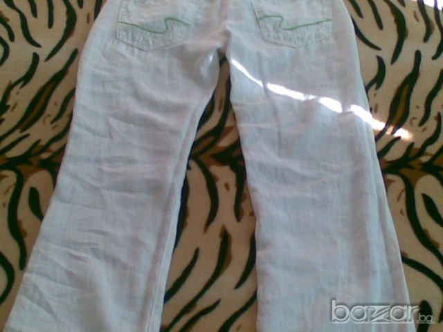 Дамски Ленен Панталон, снимка 8 - Панталони - 8123081