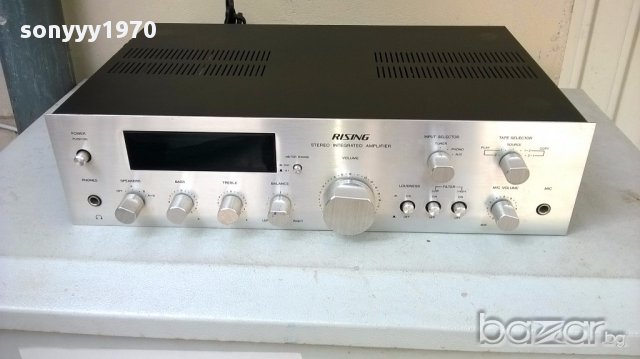 rising sc-3 stereo amplifier-made in japan-250watts-внос швеицария, снимка 3 - Ресийвъри, усилватели, смесителни пултове - 18166664