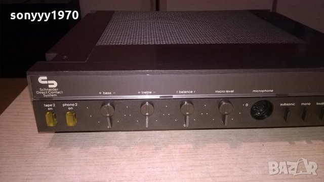 schneider dcs 8025pa-hifi stereo preamplifier-west germany, снимка 2 - Ресийвъри, усилватели, смесителни пултове - 22085771