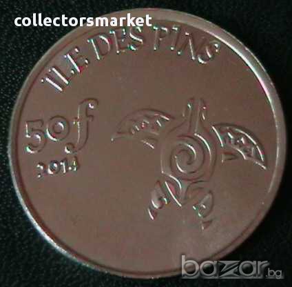 50 франка 2014, остров Ил де Пин