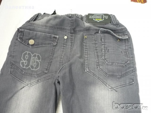 Джинси за момче сиви, снимка 2 - Детски панталони и дънки - 10624683