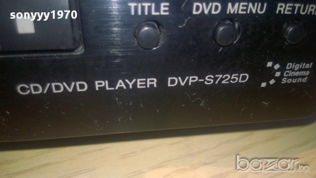 поръчано-sony dvp-s725d-made in japan-внос швеицария, снимка 13 - Плейъри, домашно кино, прожектори - 10087796