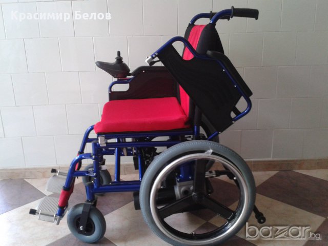 Инвалидна количка с джойстик, снимка 1 - Други стоки за дома - 14520260