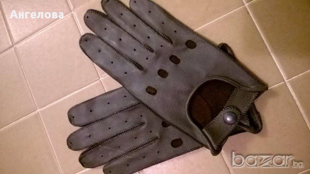 Ръкавици за шофиране естествена кожа , снимка 5 - Шапки - 12371713