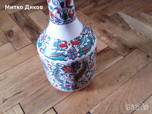 Керамична кана-бутилка порцелан ръчна изработка за метакса , снимка 8 - Декорация за дома - 22134031
