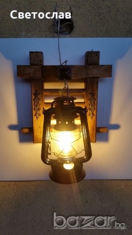 Стенна лампа фенер - Ретро аплик винтидж, снимка 11 - Лампи за стена - 21071295