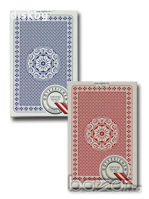 Нови Карти за игра Piatnik Nо.1300 Classic - 55 броя, полупластик, запечатани, снимка 2 - Карти за игра - 19004520