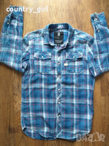g-star landoh shirt - страхотна мъжка риза, снимка 4 - Ризи - 24388340