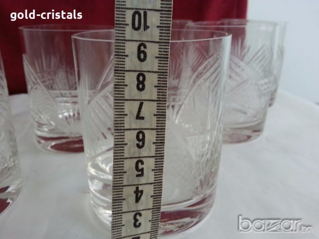  кристални чаши за уиски , снимка 7 - Сервизи - 20129381