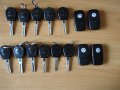 Ключове за vw seat audi skoda Тип подкова!работещи-изпробвани!, снимка 2