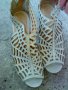 Сиви обувки, снимка 1 - Дамски обувки на ток - 18557078